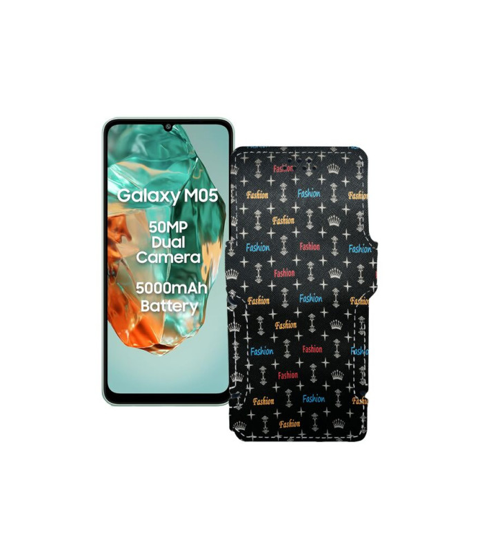 Чохол-книжка з екошкіри для телефону Samsung Galaxy M05 (M055)