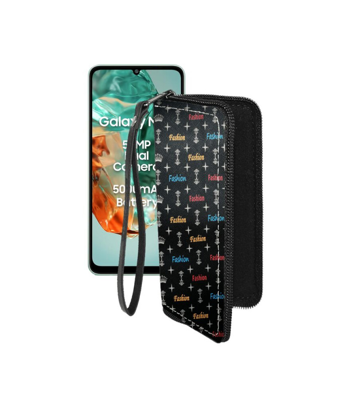 Чохол-гаманець з екошкіри для телефону Samsung Galaxy M05 (M055)