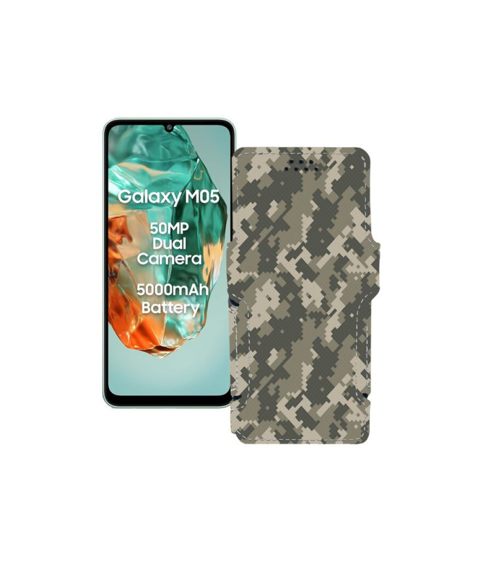 Чохол-книжка з екошкіри для телефону Samsung Galaxy M05 (M055)