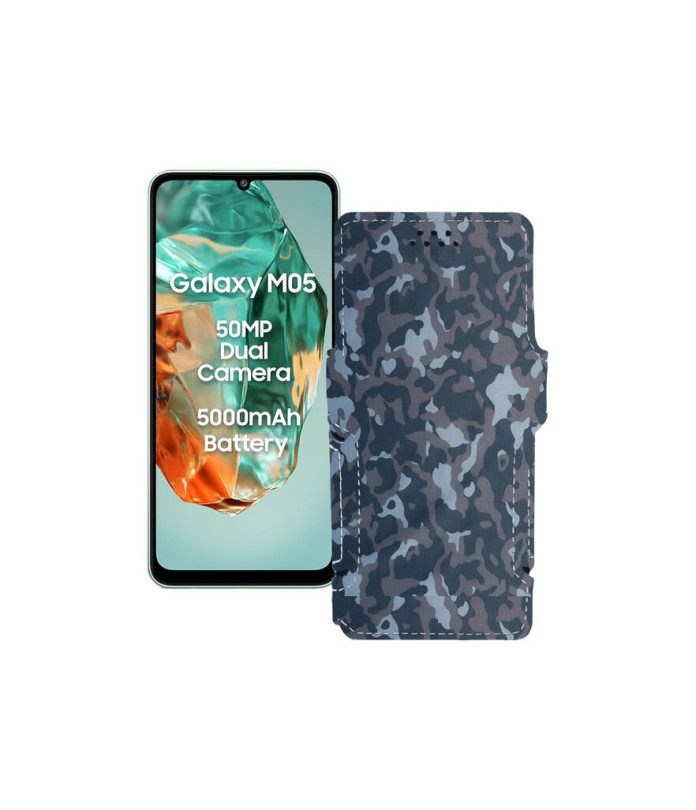 Чохол-книжка з екошкіри для телефону Samsung Galaxy M05 (M055)