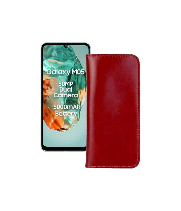 Портмоне з екошкіри для телефону Samsung Galaxy M05 (M055)