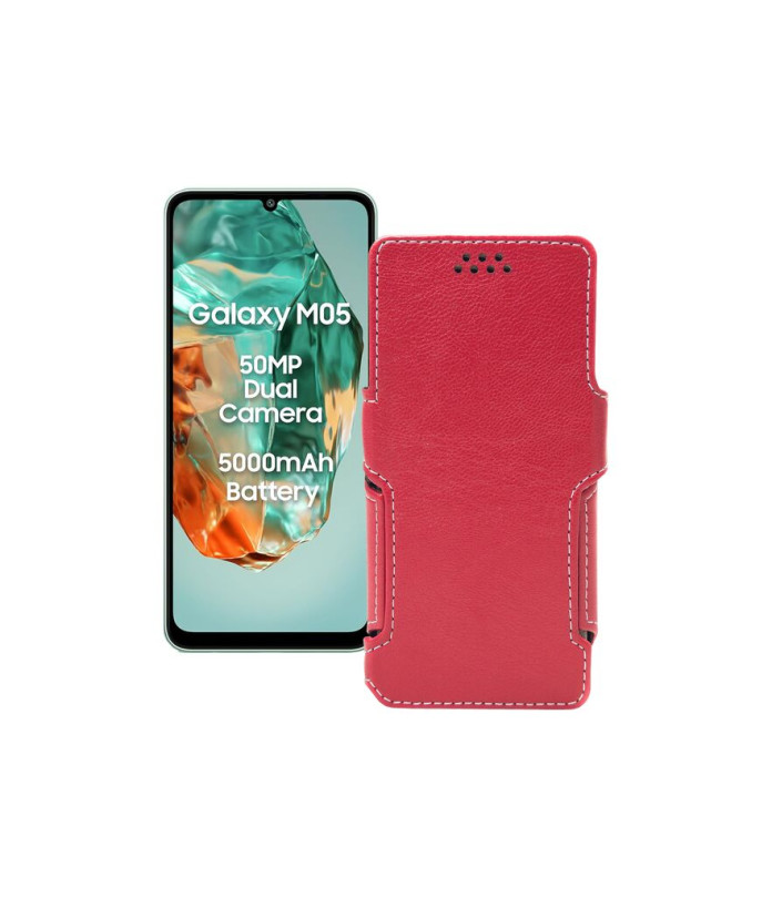 Чохол-книжка з екошкіри для телефону Samsung Galaxy M05 (M055)