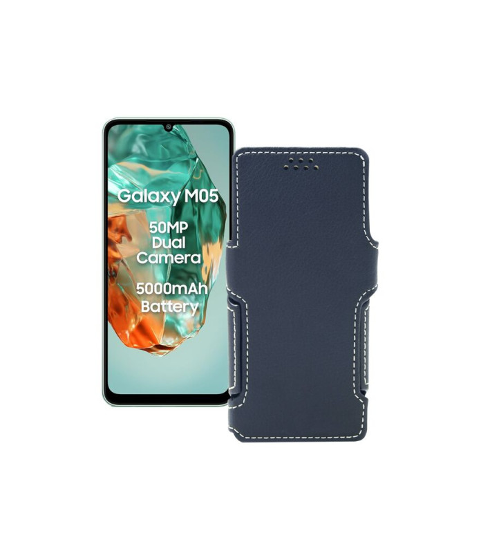 Чохол-книжка з екошкіри для телефону Samsung Galaxy M05 (M055)