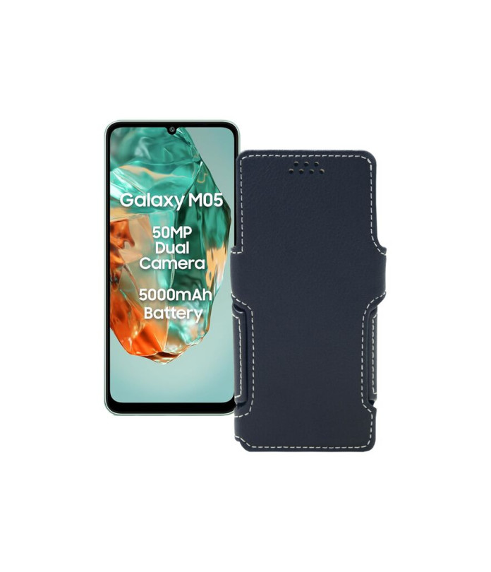Чохол-книжка з екошкіри для телефону Samsung Galaxy M05 (M055)