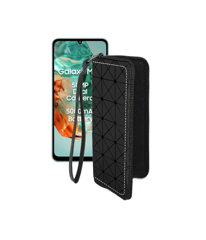 Чохол-гаманець з екошкіри для телефону Samsung Galaxy M05 (M055)