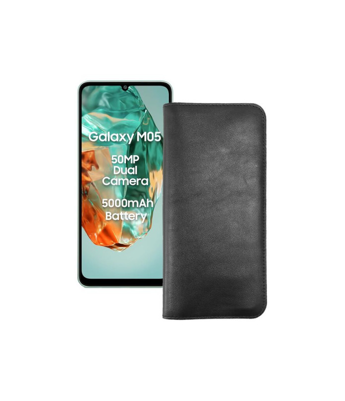 Портмоне з екошкіри для телефону Samsung Galaxy M05 (M055)