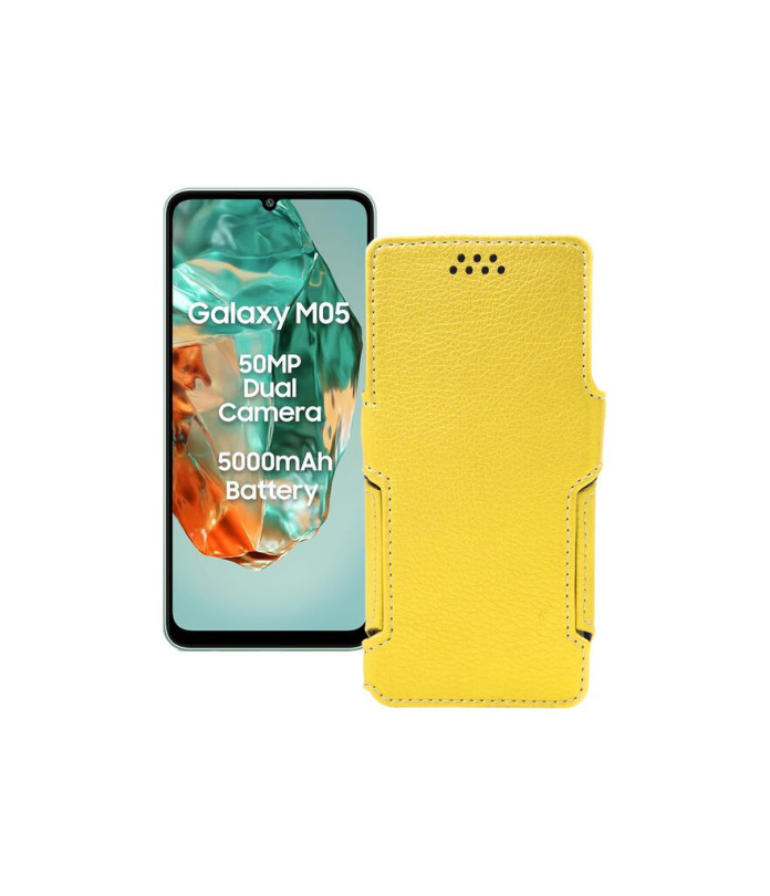 Чохол-книжка з екошкіри для телефону Samsung Galaxy M05 (M055)
