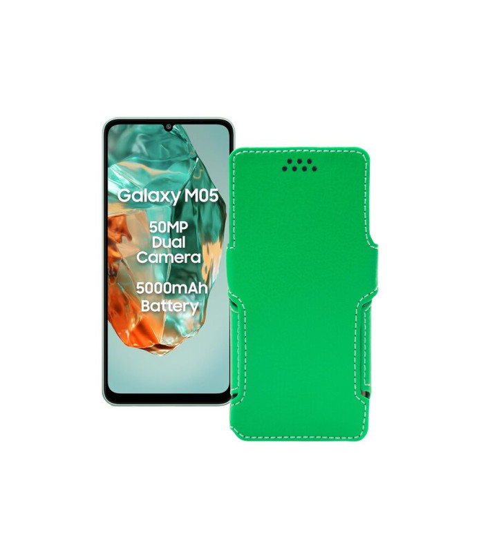 Чохол-книжка з екошкіри для телефону Samsung Galaxy M05 (M055)