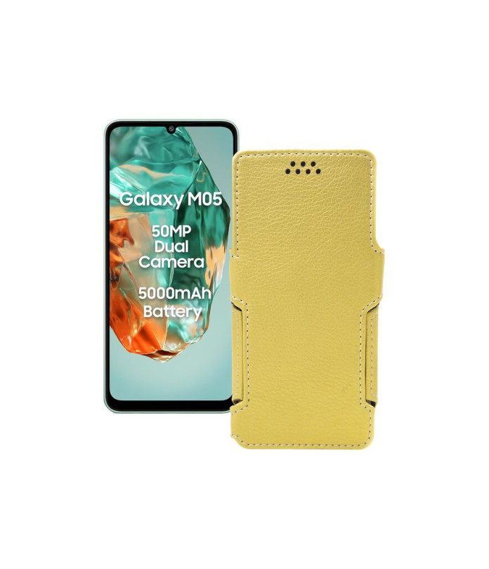 Чохол-книжка з екошкіри для телефону Samsung Galaxy M05 (M055)