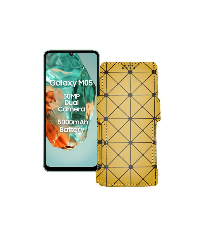 Чохол-книжка з екошкіри для телефону Samsung Galaxy M05 (M055)