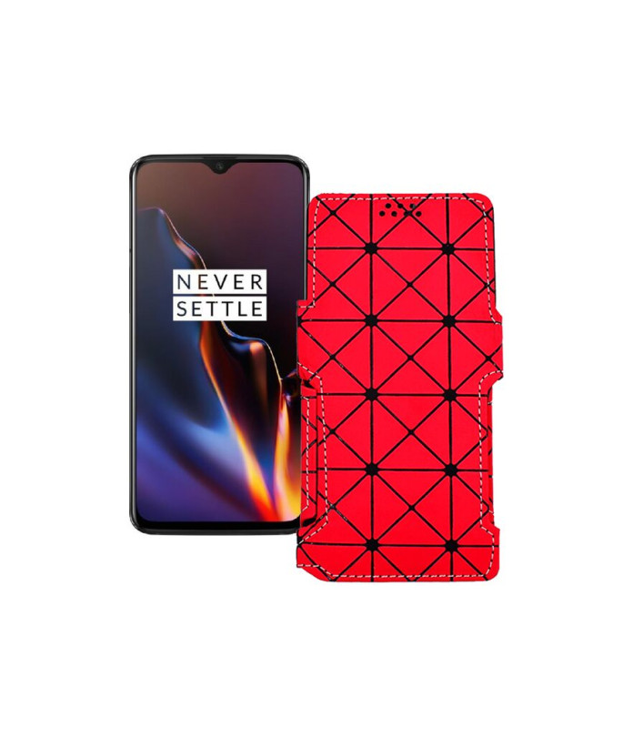 Чохол-книжка з екошкіри для телефону OnePlus 6T