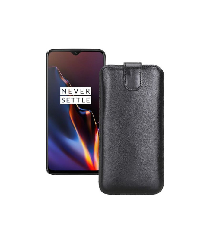 Витяжка з екошкіри для телефону OnePlus 6T