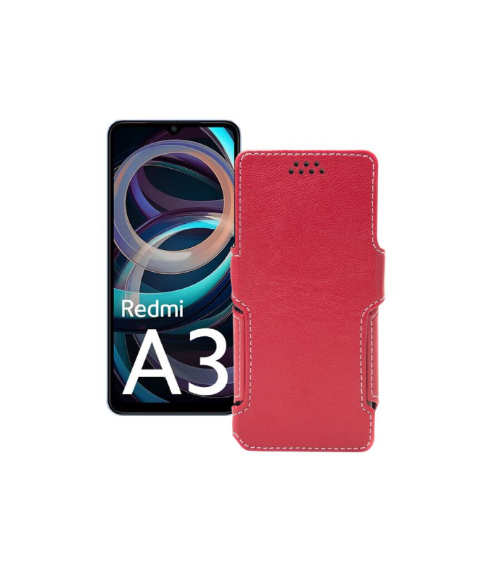 Чохол-книжка з екошкіри для телефону Xiaomi Redmi A3