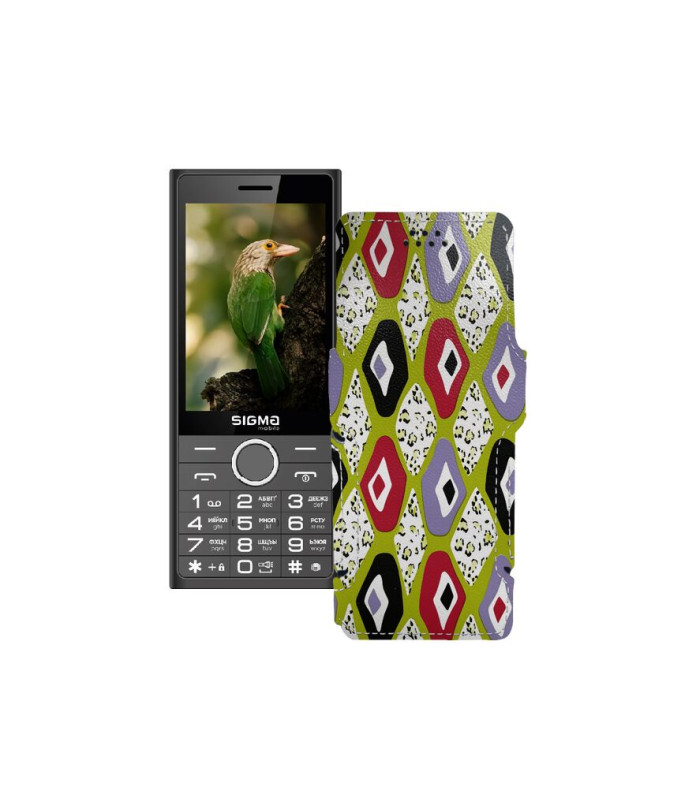 Чохол-книжка з екошкіри для телефону Sigma X-style 353