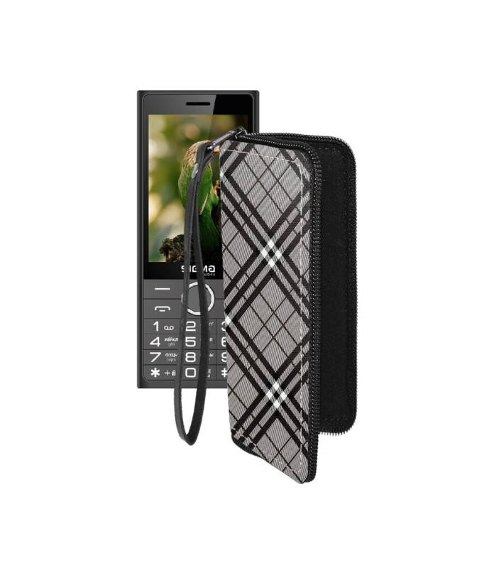Чохол-гаманець з екошкіри для телефону Sigma X-style 353