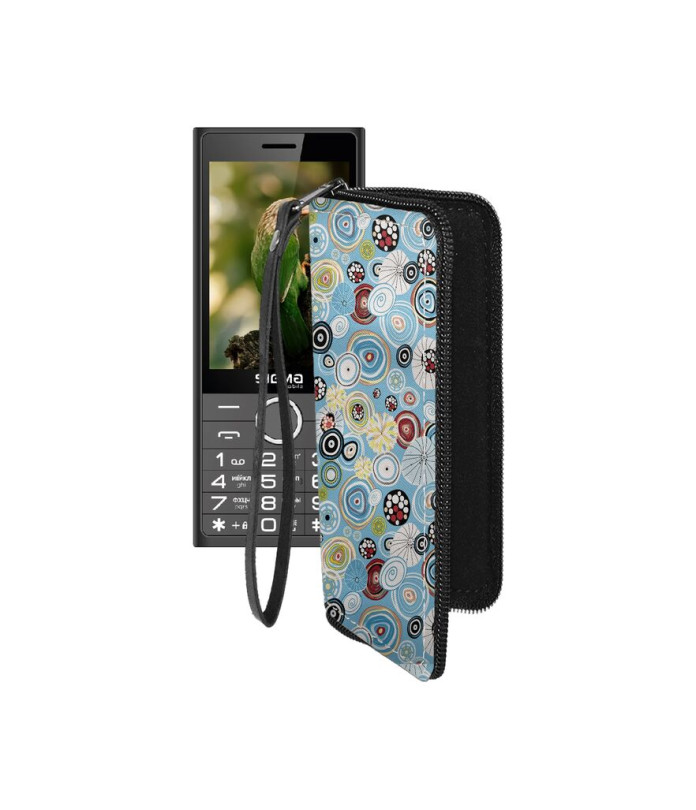 Чохол-гаманець з екошкіри для телефону Sigma X-style 353