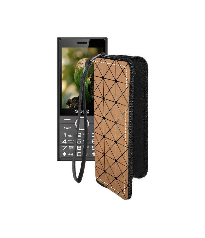 Чохол-гаманець з екошкіри для телефону Sigma X-style 353