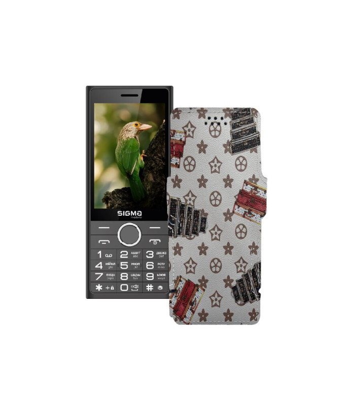 Чохол-книжка з екошкіри для телефону Sigma X-style 353