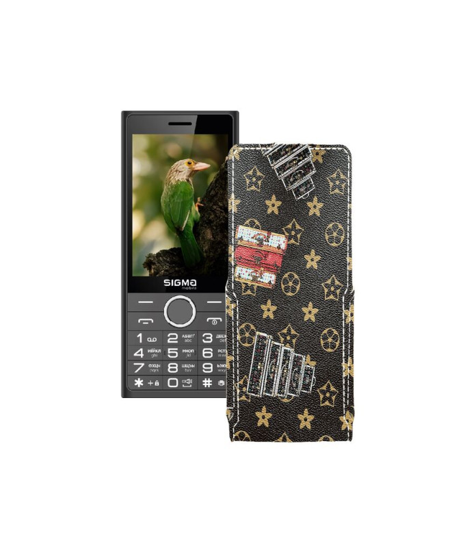 Чохол-флип з екошкіри для телефону Sigma X-style 353