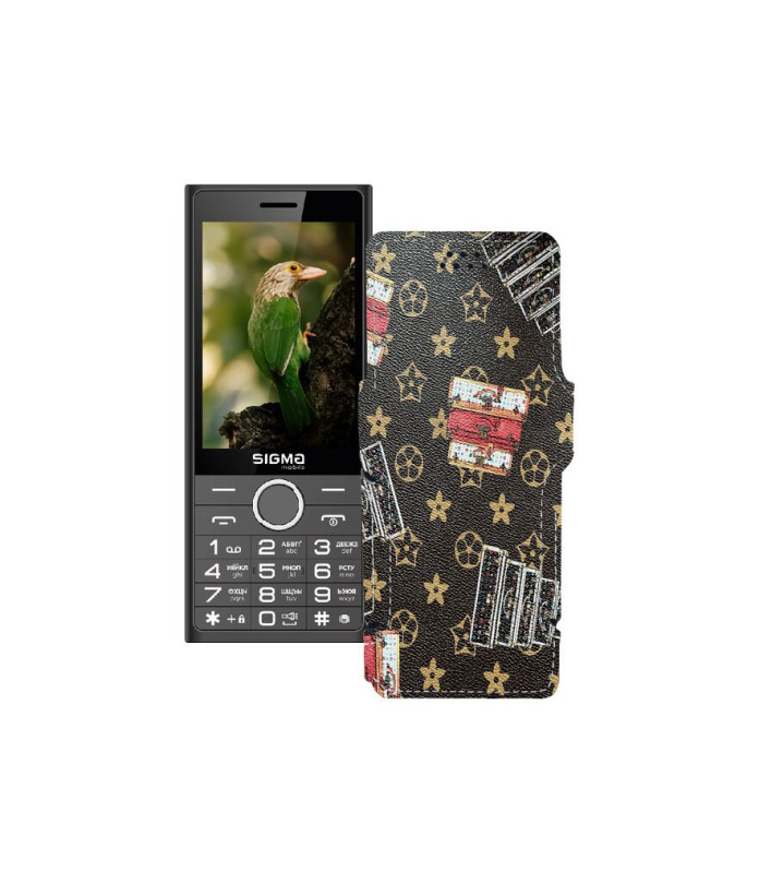 Чохол-книжка з екошкіри для телефону Sigma X-style 353
