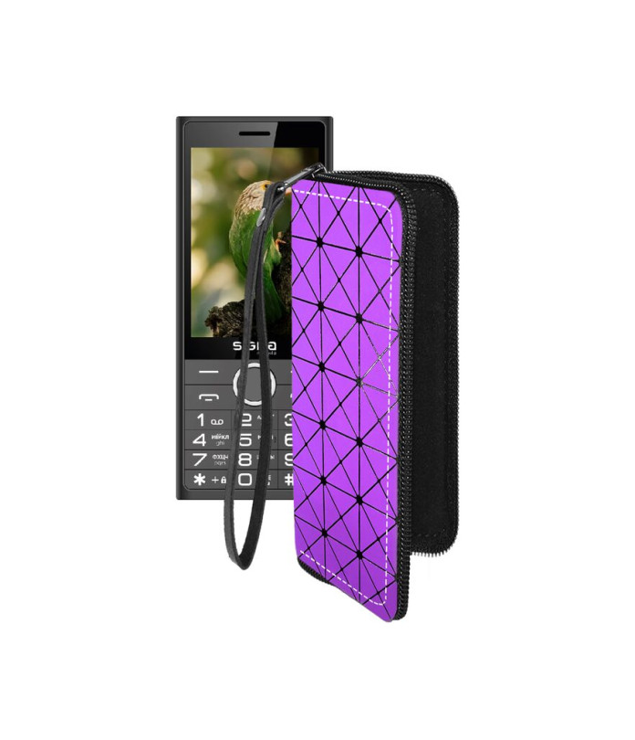 Чохол-гаманець з екошкіри для телефону Sigma X-style 353