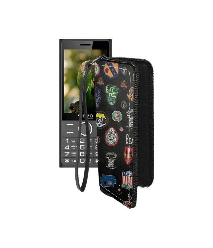 Чохол-гаманець з екошкіри для телефону Sigma X-style 353