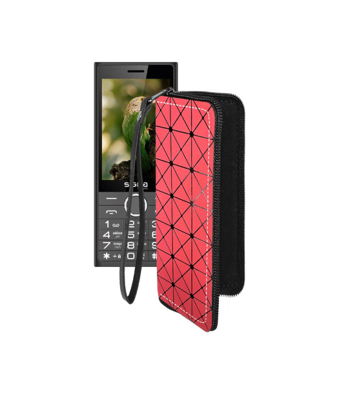 Чохол-гаманець з екошкіри для телефону Sigma X-style 353