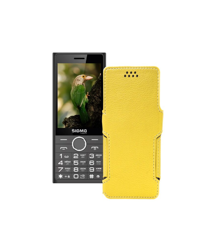 Чохол-книжка з екошкіри для телефону Sigma X-style 353