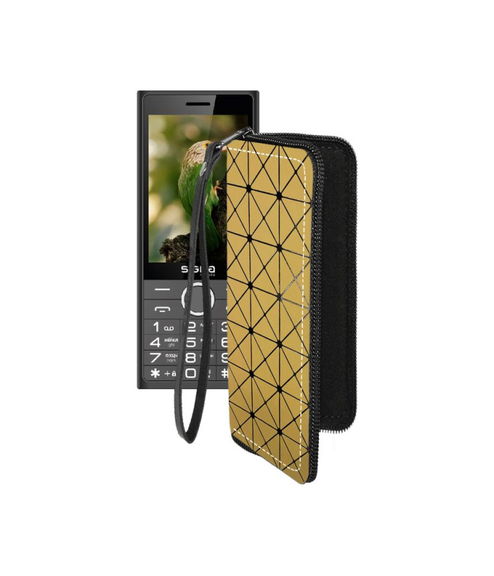 Чохол-гаманець з екошкіри для телефону Sigma X-style 353