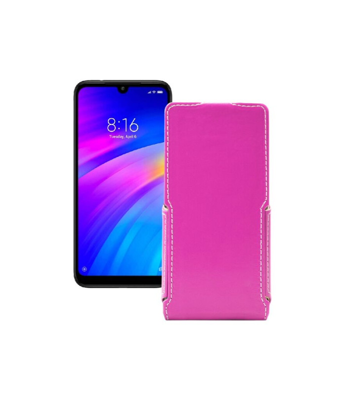 Чохол-флип з екошкіри для телефону Xiaomi Redmi 7