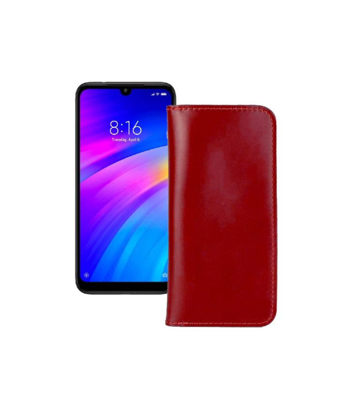 Портмоне з шкіри для телефону Xiaomi Redmi 7