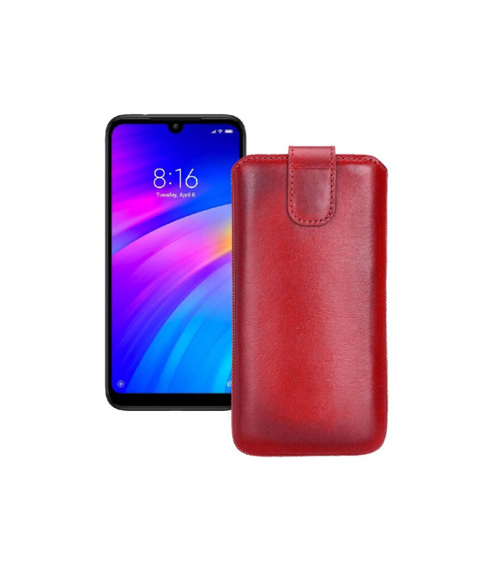 Витяжка з екошкіри для телефону Xiaomi Redmi 7