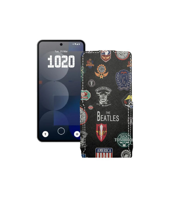 Чохол-флип з екошкіри для телефону Nothing Phone (3a) Pro