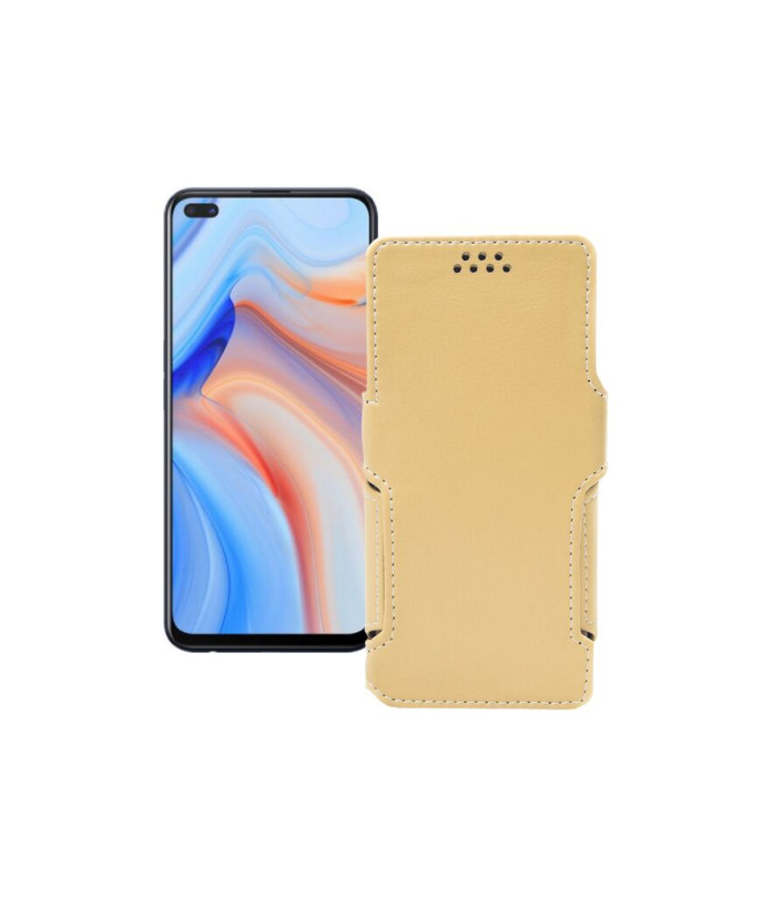 Чохол-книжка з екошкіри для телефону OPPO 4Z 5G