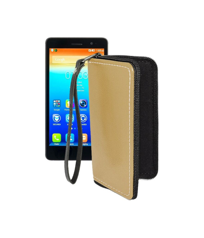 Чохол-гаманець з екошкіри для телефону Lenovo S860