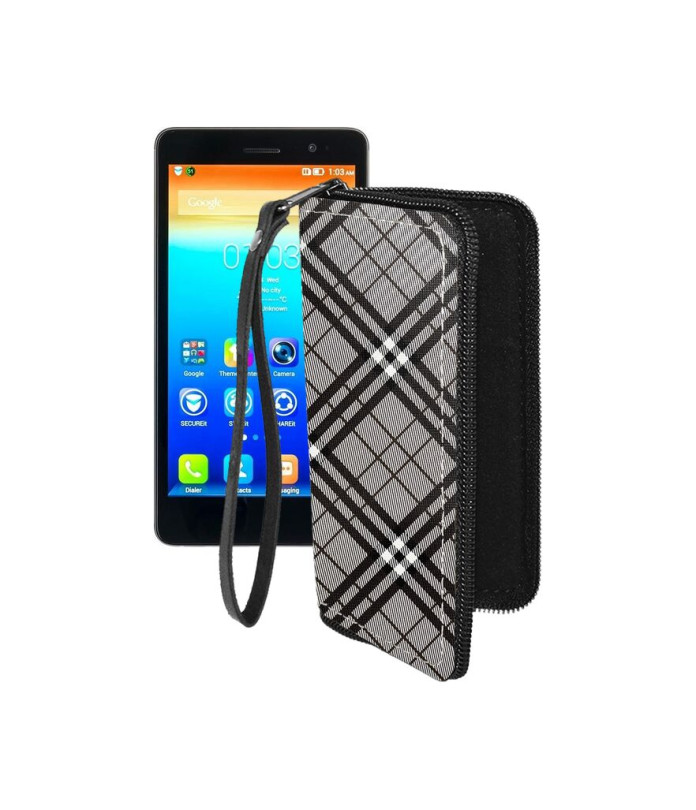 Чохол-гаманець з екошкіри для телефону Lenovo S860