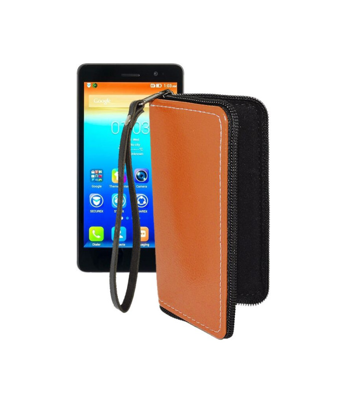 Чохол-гаманець з екошкіри для телефону Lenovo S860