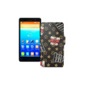 Чохол-книжка з екошкіри для телефону Lenovo S860