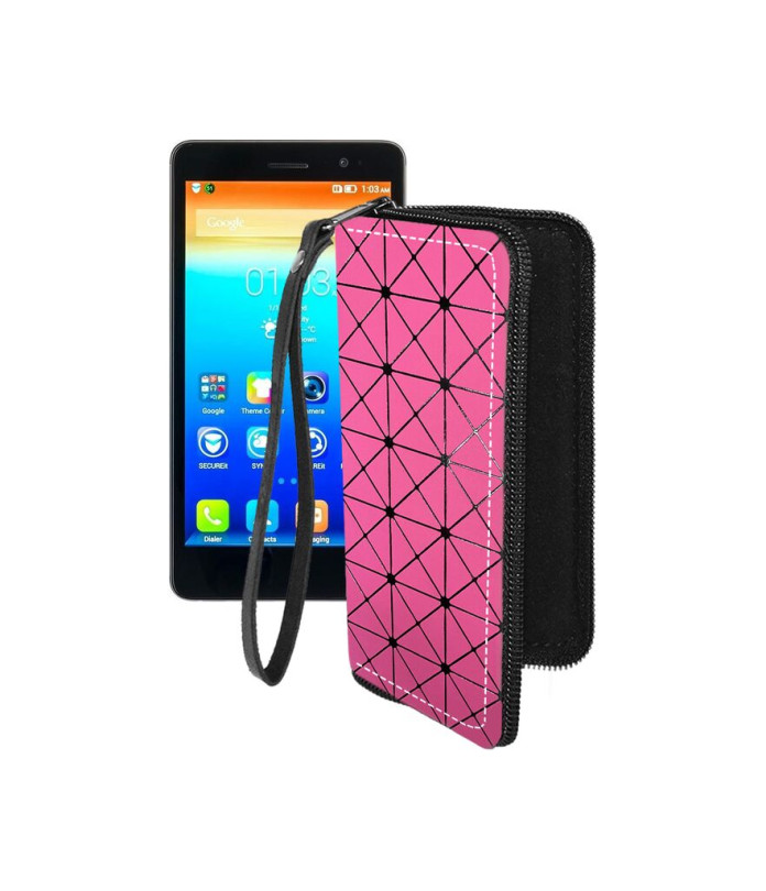 Чохол-гаманець з екошкіри для телефону Lenovo S860