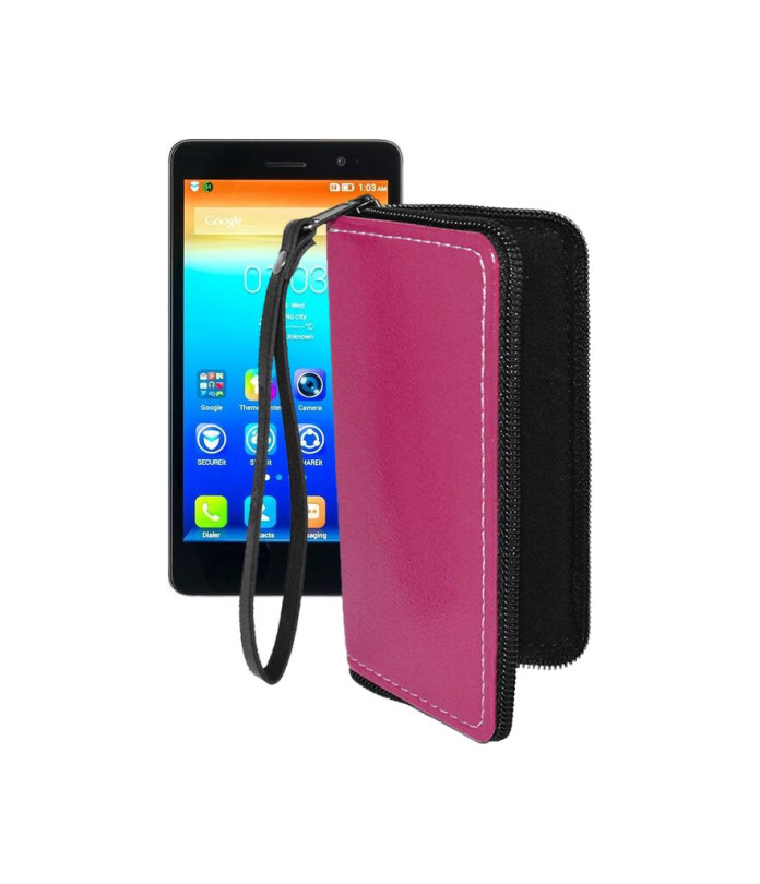 Чохол-гаманець з екошкіри для телефону Lenovo S860