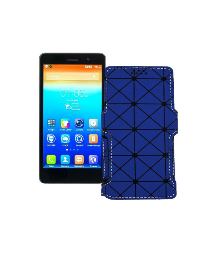 Чохол-книжка з екошкіри для телефону Lenovo S860