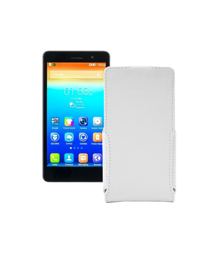 Чохол-флип з екошкіри для телефону Lenovo S860