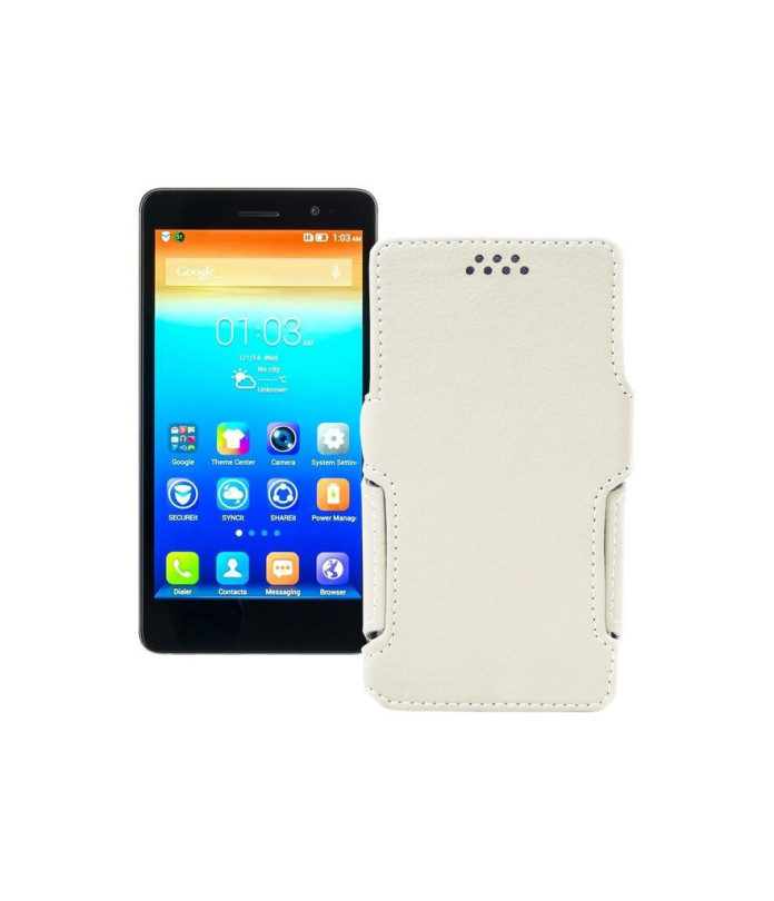 Чохол-книжка з екошкіри для телефону Lenovo S860