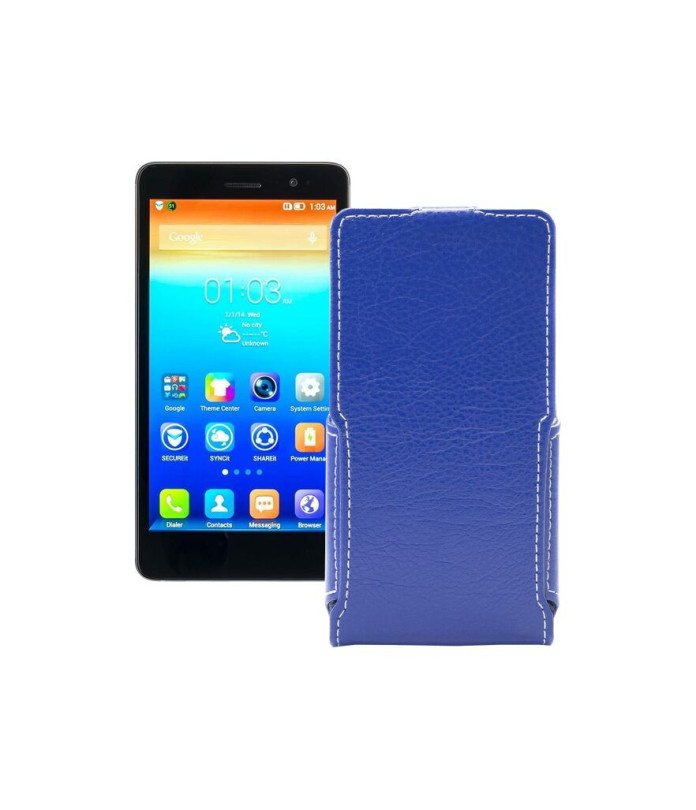 Чохол-флип з екошкіри для телефону Lenovo S860