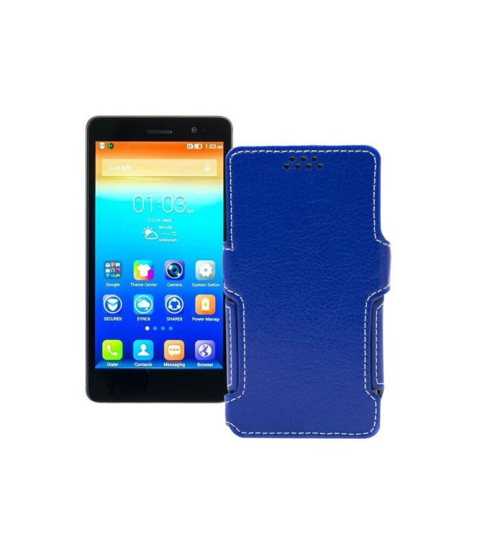 Чохол-книжка з екошкіри для телефону Lenovo S860
