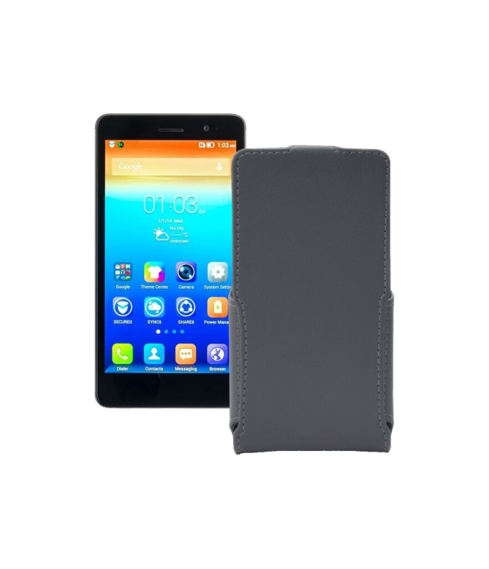 Чохол-флип з екошкіри для телефону Lenovo S860