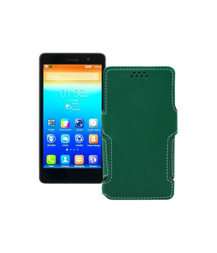Чохол-книжка з екошкіри для телефону Lenovo S860