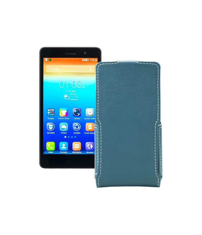 Чохол-флип з екошкіри для телефону Lenovo S860