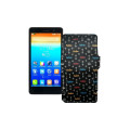 Чохол-книжка з екошкіри для телефону Lenovo S860