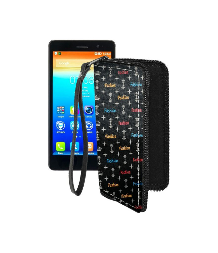 Чохол-гаманець з екошкіри для телефону Lenovo S860